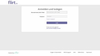 
                            12. Mitglieder-Login - FLIRT.de