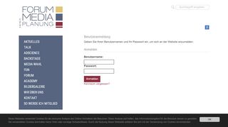 
                            13. Mitglieder-Login - FORUM MEDIA PLANUNG