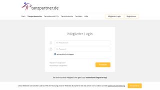 
                            1. Mitglieder Login | Tanzpartner.de - Tanzpartner-Börse