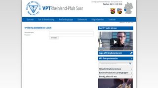 
                            10. Mitglieder Login - VPT Landesgruppe Rheinland-Pfalz Saar