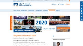 
                            13. Mitglieder-Scheckheft - VBU Volksbank im Unterland eG