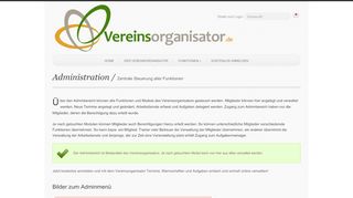 
                            5. Mitglieder, Termine, Aufgaben etc. administrieren | Vereinsorganisator ...