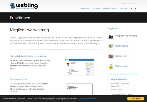 
                            11. Mitglieder und Adressen verwalten - Webling