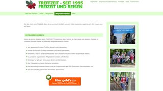 
                            13. Mitgliederbereich - Freizeittreff der TREFFZEIT Freizeit- und ...