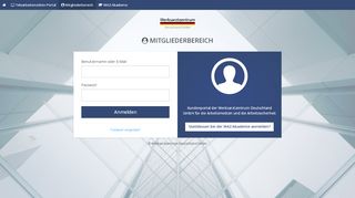 
                            5. Mitgliederbereich | Werksarztzentrum Deutschland GmbH