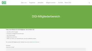 
                            2. Mitgliederbereich/Login | Deutsche Gesellschaft für Information ...