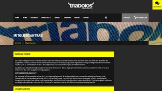 
                            4. Mitgliedsantrag - Triabolos