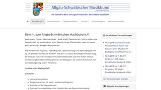 
                            2. Mitgliedschaft: Allgäu-Schwäbischer-Musikbund