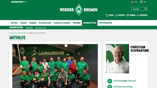 
                            8. Mithilfe | SV Werder Bremen