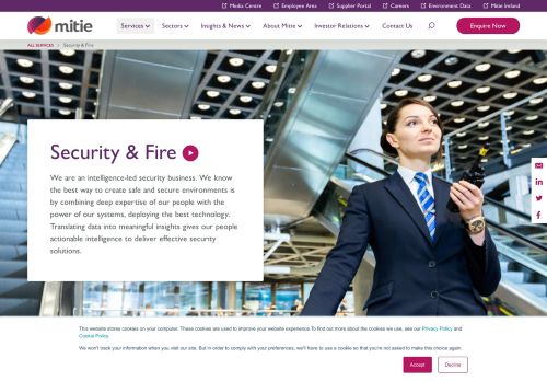 
                            2. Mitie - Mitie | Services | Security Company