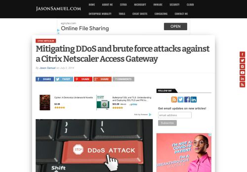 
                            11. Mitigating DDoS and brute force attacks against a Citrix Netscaler ...