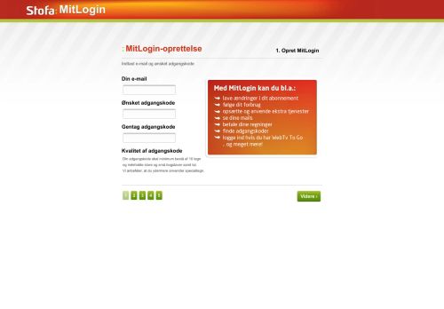 
                            2. MitLogin-oprettelse - Stofa MitLogin