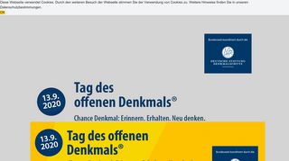 
                            2. Mitmachen und Denkmale anmelden - Tag des offenen Denkmals