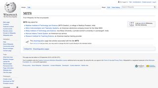 
                            5. MITS - Wikipedia