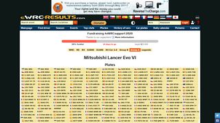 
                            6. Mitsubishi Lancer Evo VI - plate X3 MMR - eWRC-results.com