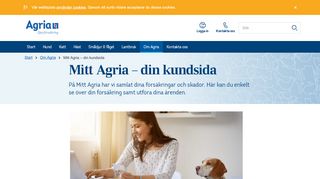 
                            1. Mitt Agria - Agria Djurförsäkring