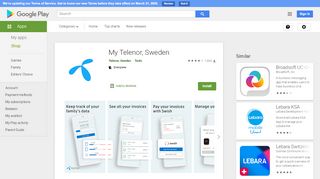 
                            10. Mitt Telenor, Sverige – Appar på Google Play