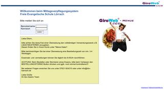 
                            8. Mittagsverpflegungssystem - GiroWeb