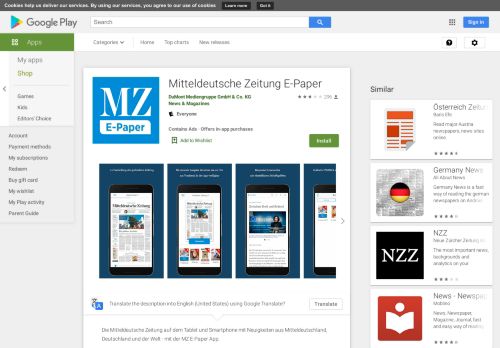 
                            6. Mitteldeutsche Zeitung E-Paper – Apps bei Google Play