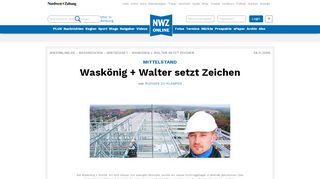 
                            9. MITTELSTAND: Waskönig + Walter setzt Zeichen - NWZonline