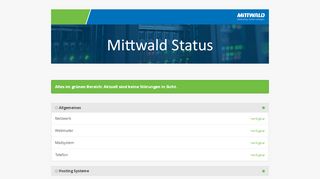 
                            13. Mittwald Status