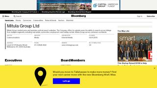 
                            10. Mitula Group Ltd: Company Profile - Bloomberg