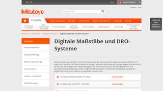 
                            5. Mitutoyo :: Digitale Maßstäbe und DRO-Systeme