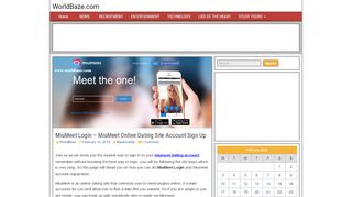 
                            8. MiuMeet Login - MiuMeet Online Dating Site Account Sign Up ...