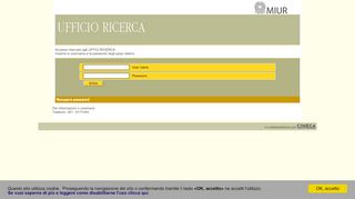 
                            9. MIUR Ufficio Ricerca - Atenei - Accessi Riservati - Cineca