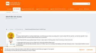 
                            4. Miwifi Mini Ssh Access | Xiaomi European Community