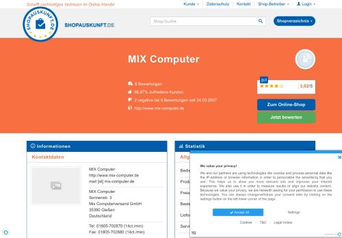 
                            10. MIX Computer: Erfahrungen, Bewertungen, Meinungen