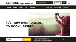 
                            10. Mix & Match - It's now even easier to book Jetstar.