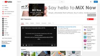 
                            9. MiX Telematics - YouTube