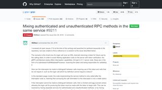 
                            10. Mixing authenticated and unauthenticated RPC methods in the ...