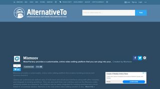 
                            6. Mixmoov Alternatives and Similar Websites and Apps - AlternativeTo.net