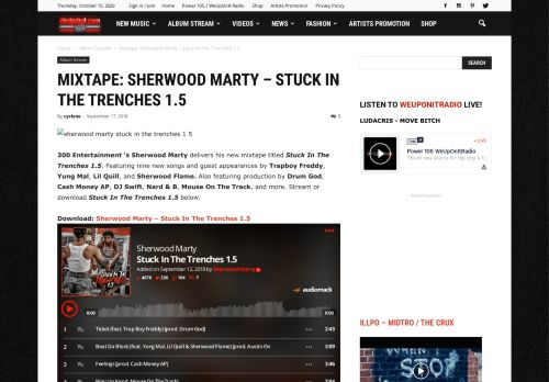 
                            12. Mixtape: Sherwood Marty – Stuck In The Trenches 1.5 - WeUpOnIt.com