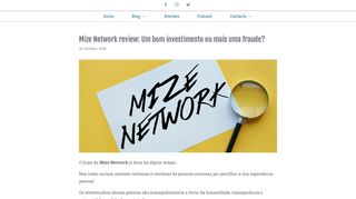 
                            9. Mize Network review: Um bom investimento ou mais uma fraude?
