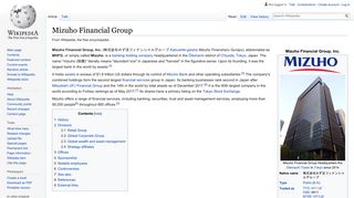 
                            9. Mizuho Financial Group - Wikipedia