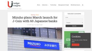 
                            12. Mizuho plans March launch for J-Coin with 60 Japanese banks ...
