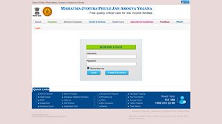 
                            1. MJPJAY Login - Mahatma Jyotiba Phule Jan Arogya Yojana