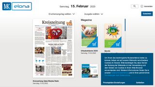 
                            5. MK elona: Kreiszeitung Syke/Weyhe/Stuhr vom Samstag, 23.02.2019