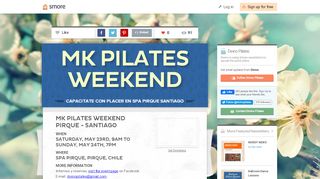 
                            12. MK PILATES WEEKEND | Smore Newsletters