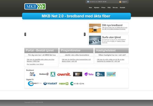
                            6. MKB Net 2.0 - Startsida
