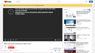 
                            6. MKCL ERA 2018 installation for MKCL ALC's - YouTube