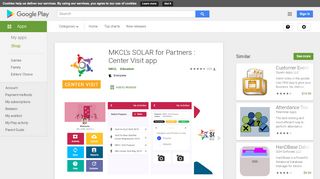 
                            8. MKCL's SOLAR for Partners : Center Visit app - Apps on Google Play