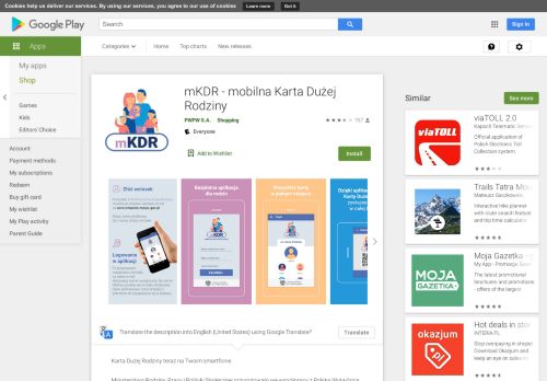 
                            4. mKDR - mobilna Karta Dużej Rodziny – Aplikacje w Google Play