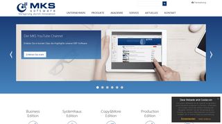 
                            8. MKS AG - ERP-Software für den Mittelstand