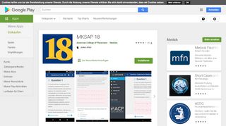 
                            13. MKSAP 18 – Apps bei Google Play