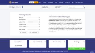 
                            13. MktCoin Analysis: 2.4/10 - Is it Safe to Invest in MLM Now? - Cointobuy