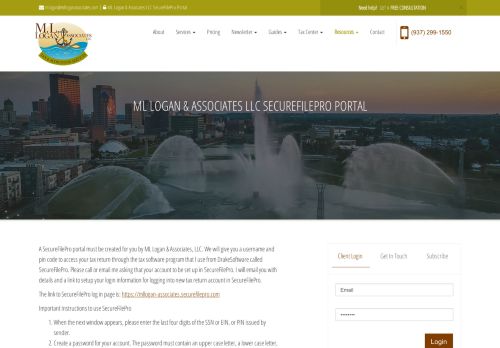 
                            7. ML Logan & Associates LLC SecureFilePro Portal